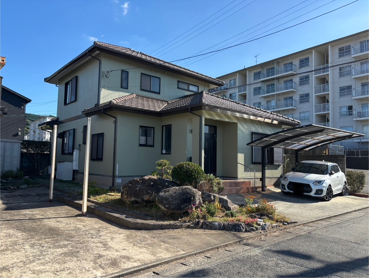 久留米市高良内で戸建て塗り替え完成です！(#^.^#)