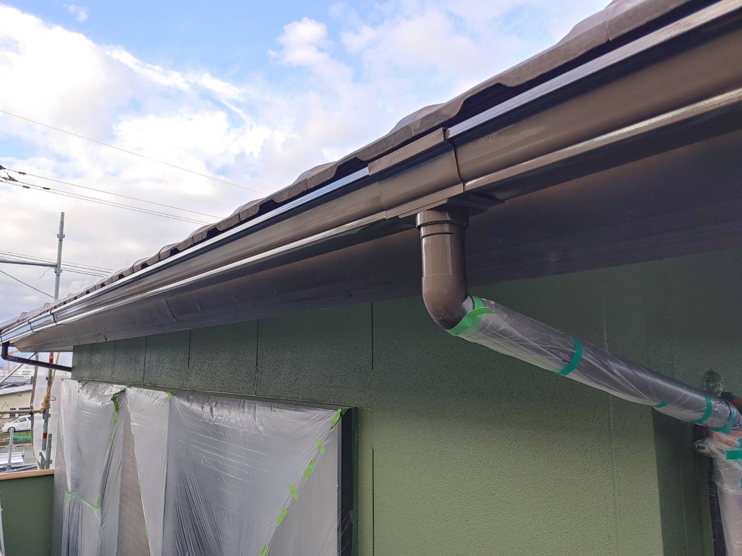 久留米市高良内で戸建て塗り替え付帯塗装編(^O^)／