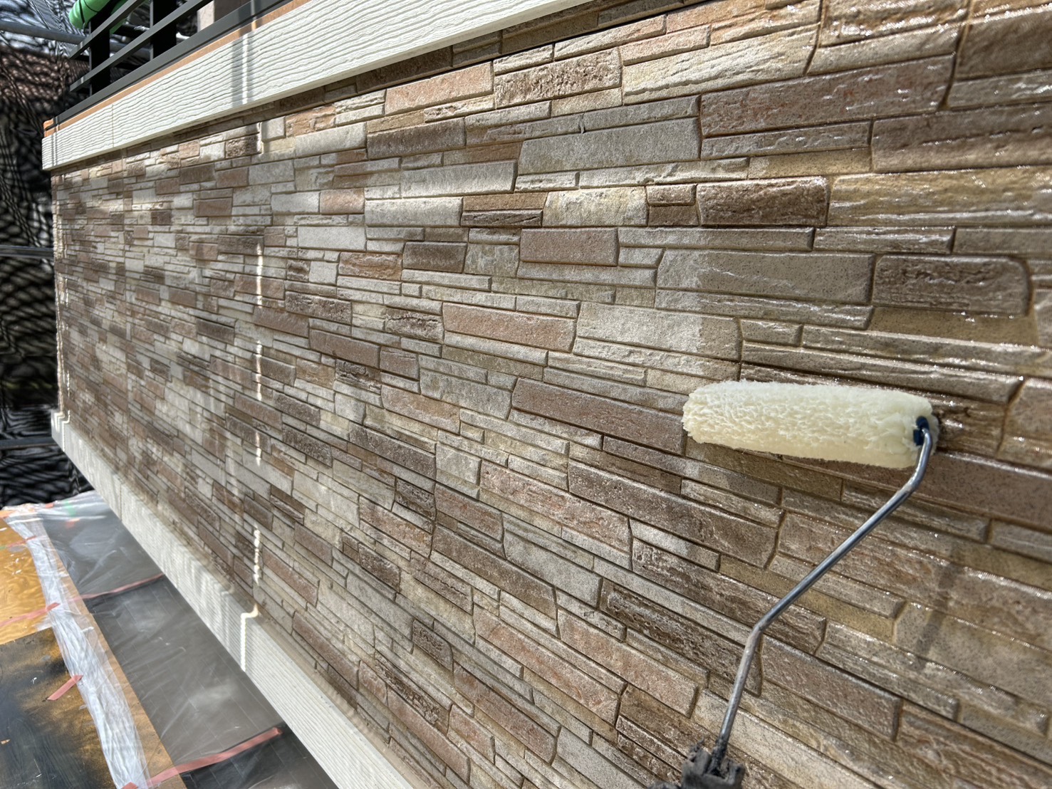 鳥栖市弥生が丘の住宅塗り替え　付帯部２です！