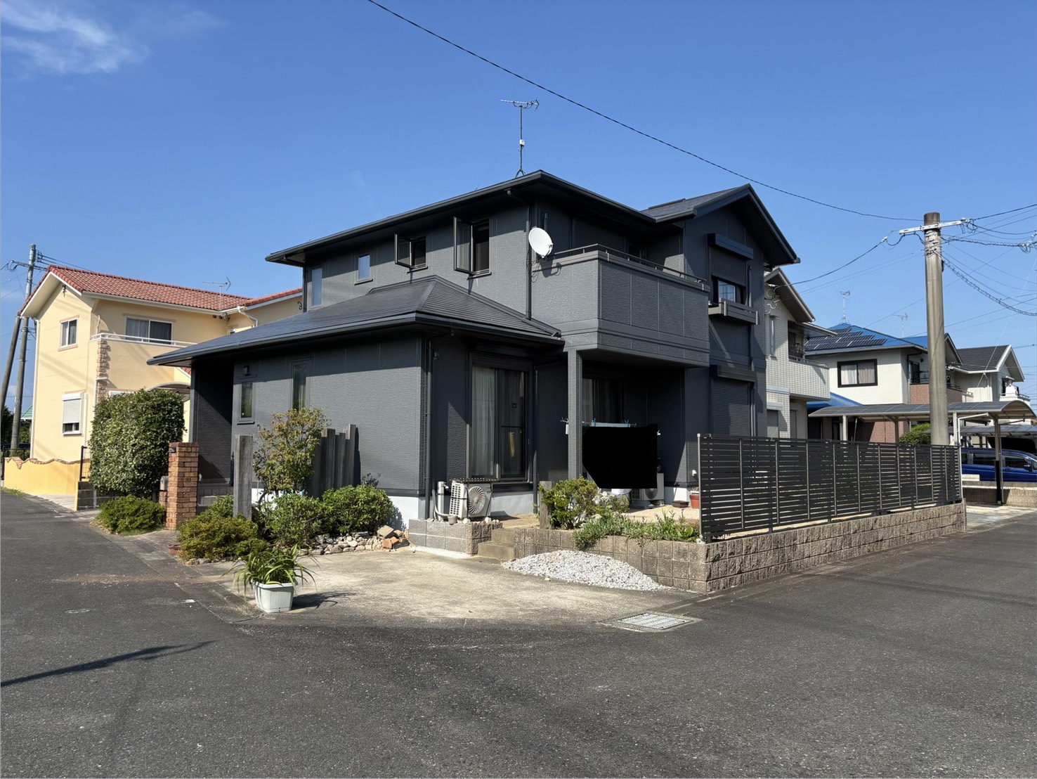 鳥栖市蔵上の住宅塗り替え完成です(^O^)／